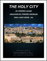 The Holy City (SA) SA choral sheet music cover